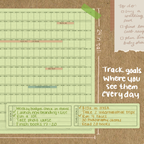 Cadence Calendar in Strawberry + Cream